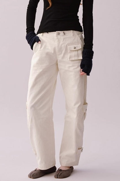Rosa Retro Cotton Cargo Pants