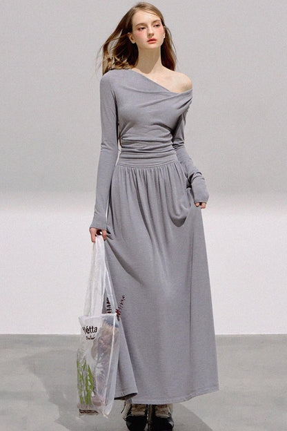 Cool Goddess Swing Collar Waist Dress