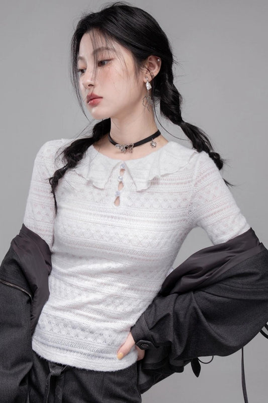 White Lotus Leaf Base Layer Top