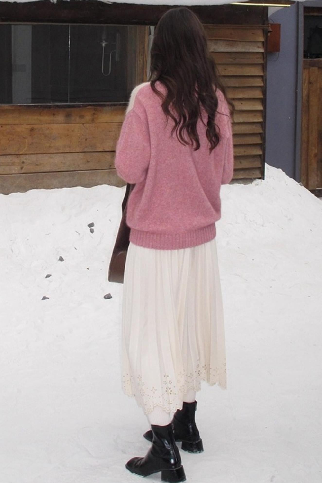 Rin's Poem Pleated Skirt