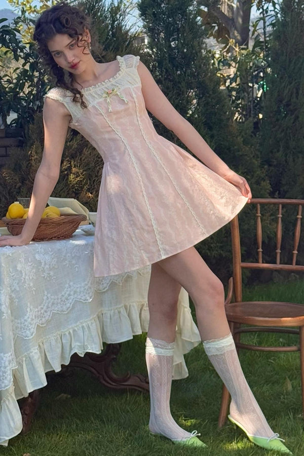 Lace One-Shoulder Dress