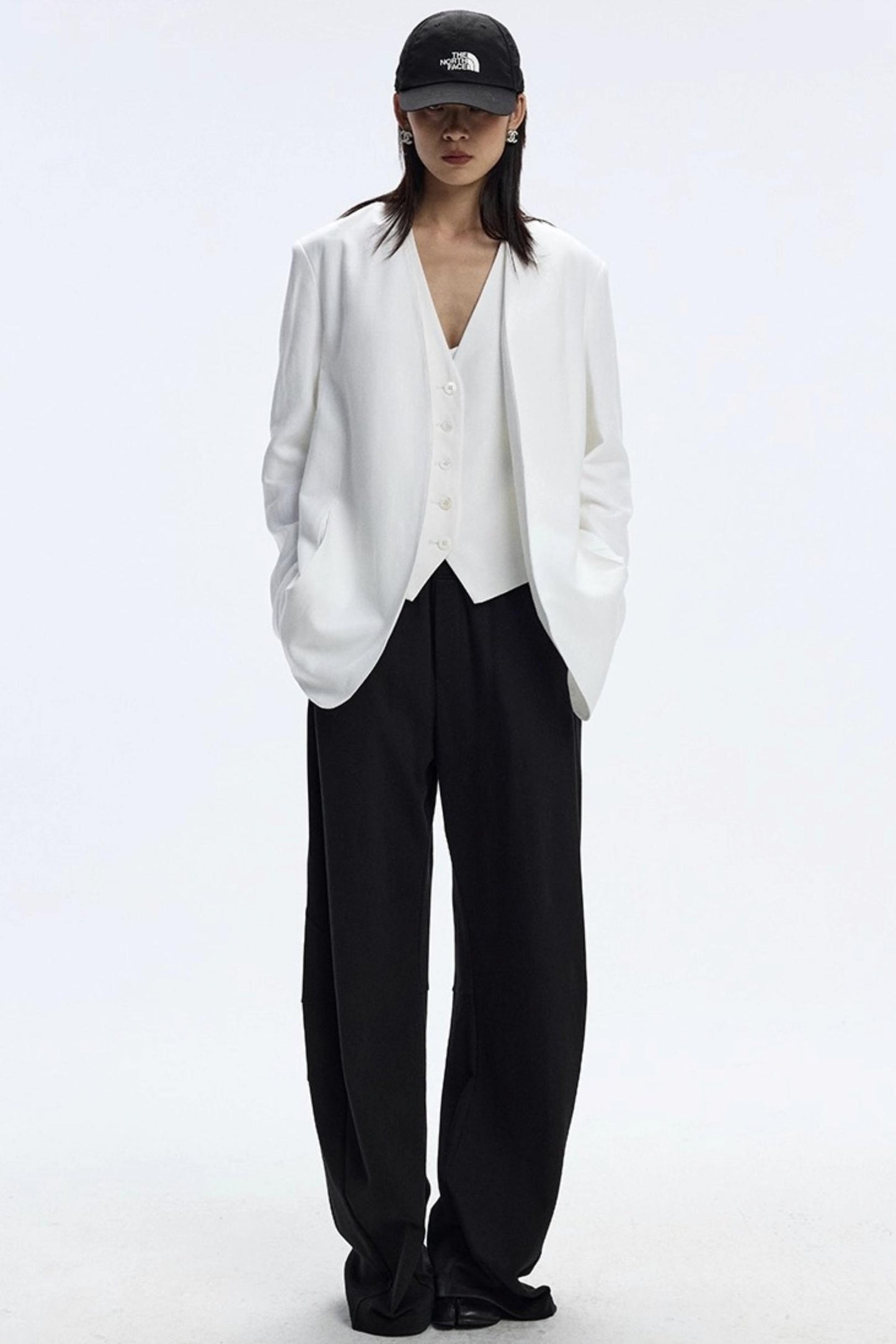 Autumn Elasticated Waist Womens Trousers