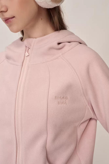 Double-Sided Fleece Hooded Jacket Set-Up