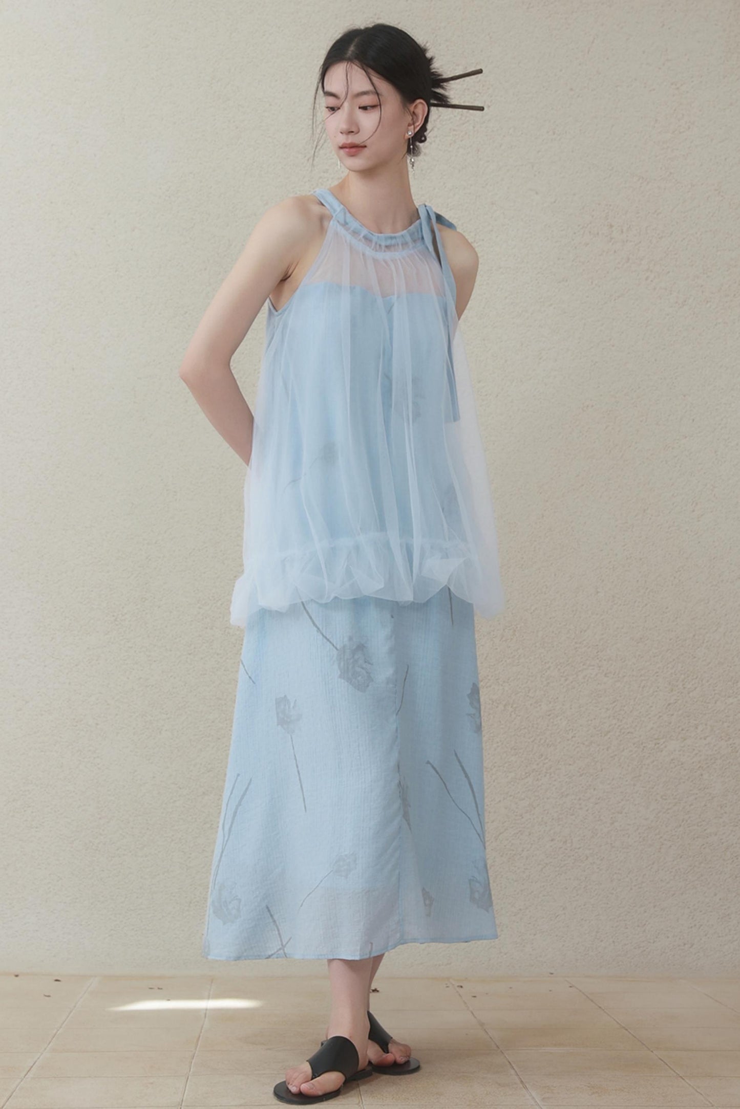 Summer Cloud Mesh Dress