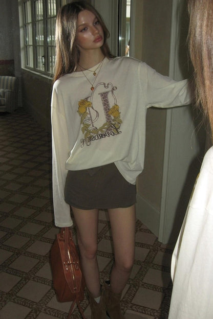 Long Sleeve Crew Neck T-Shirt