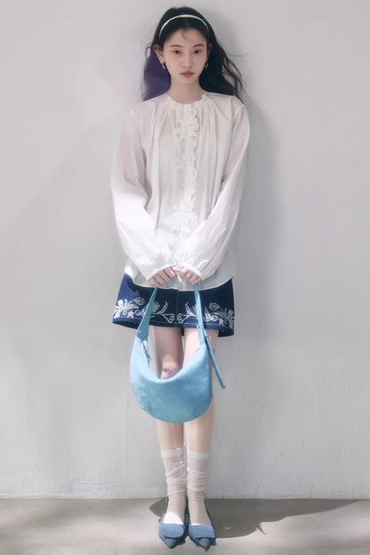 Jasmine Floral Lace Blouse