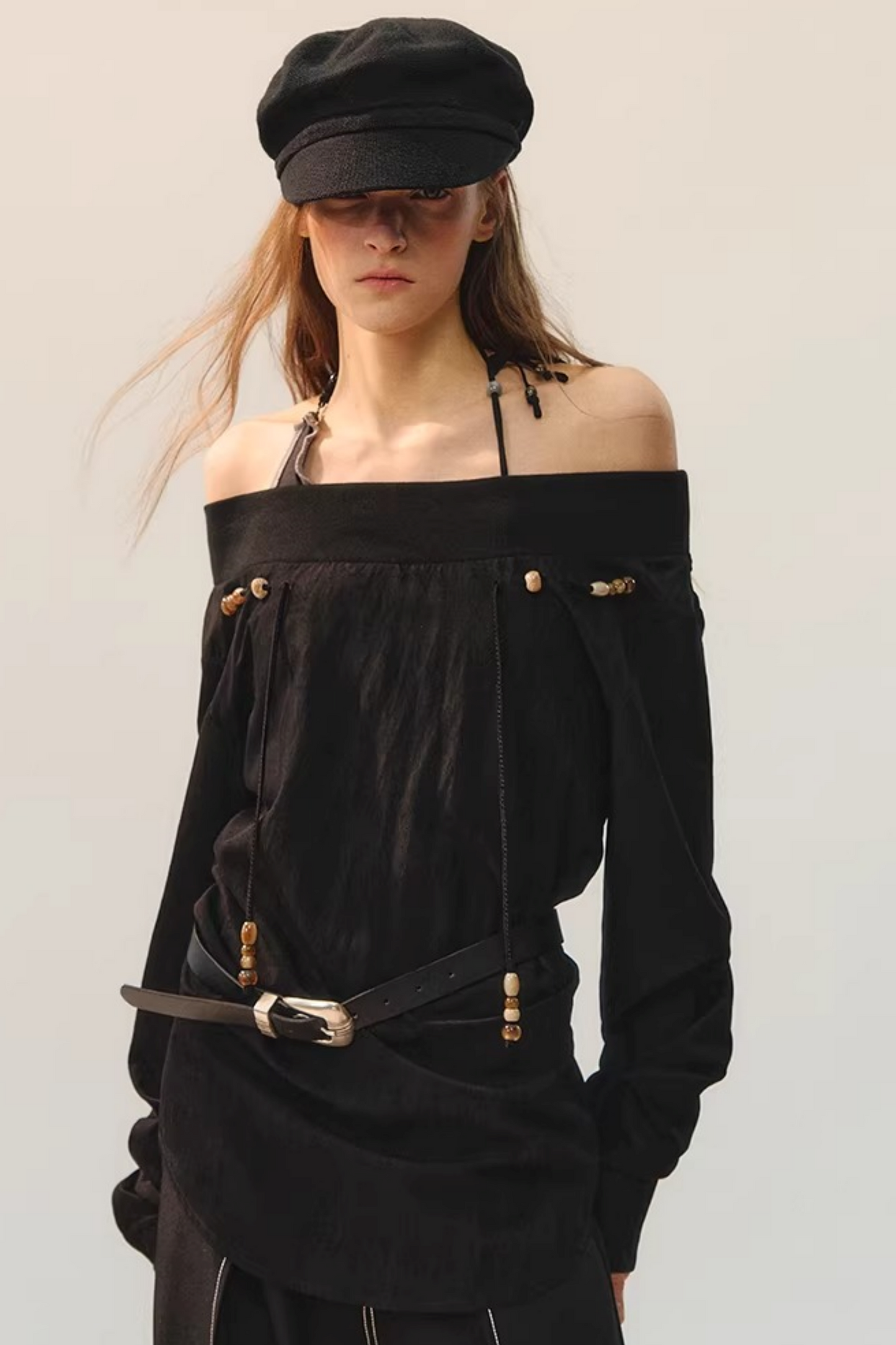 Vintage Beaded Patchwork Blouse