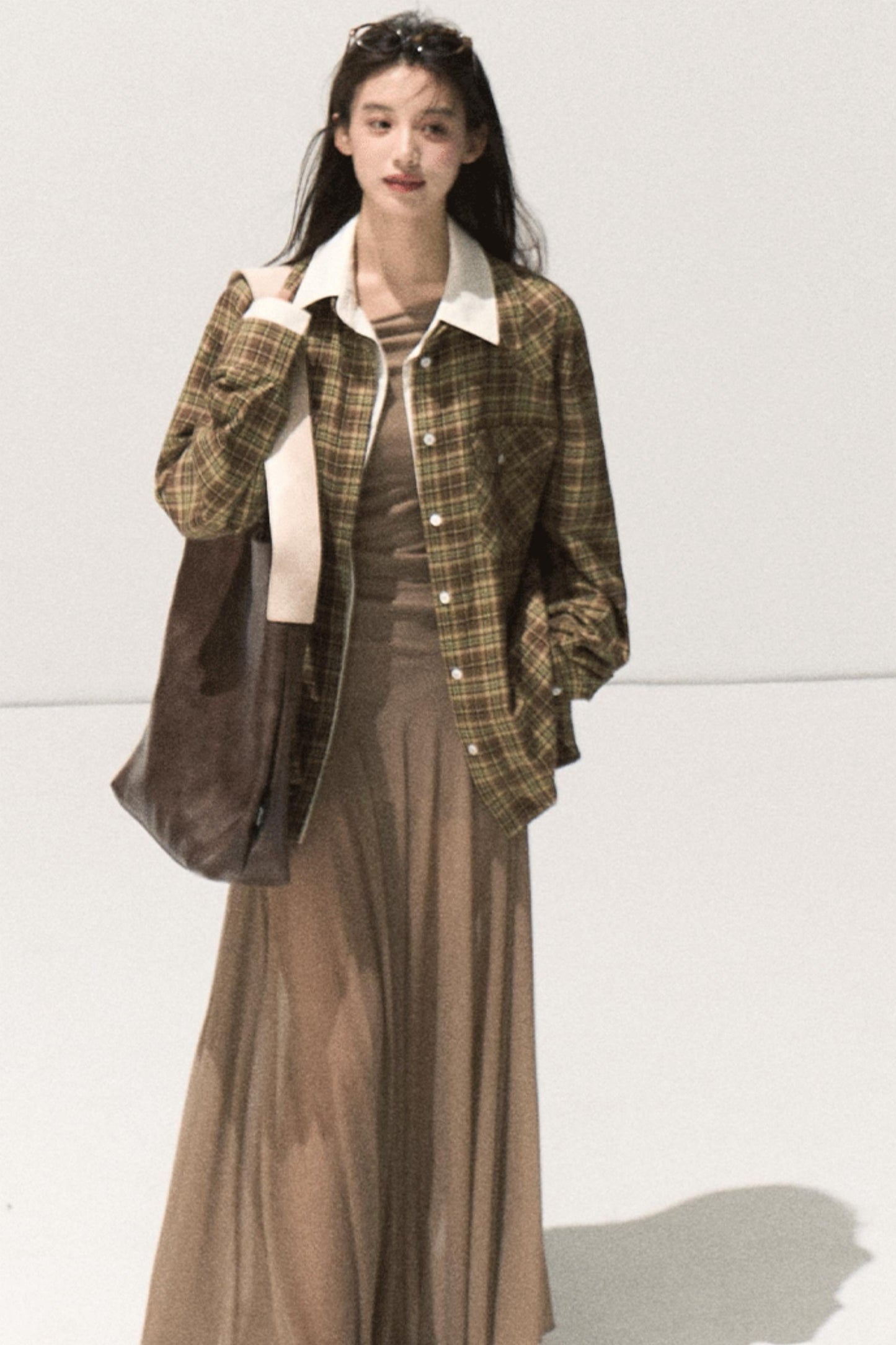 Soft Mist Shoulder Waist Dress