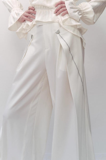 Black Wide-leg Pants