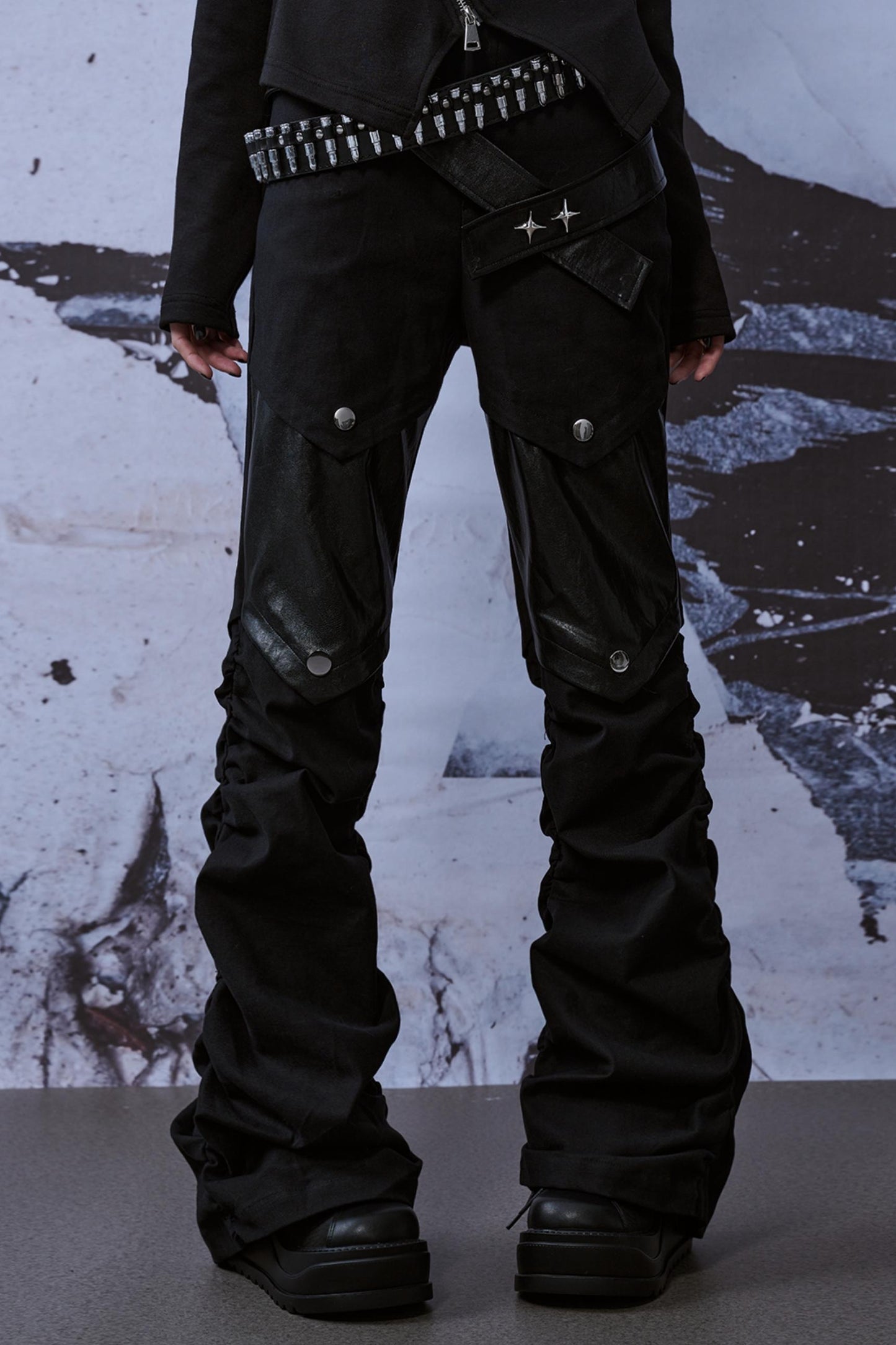 Street Style Patchwork Jeans