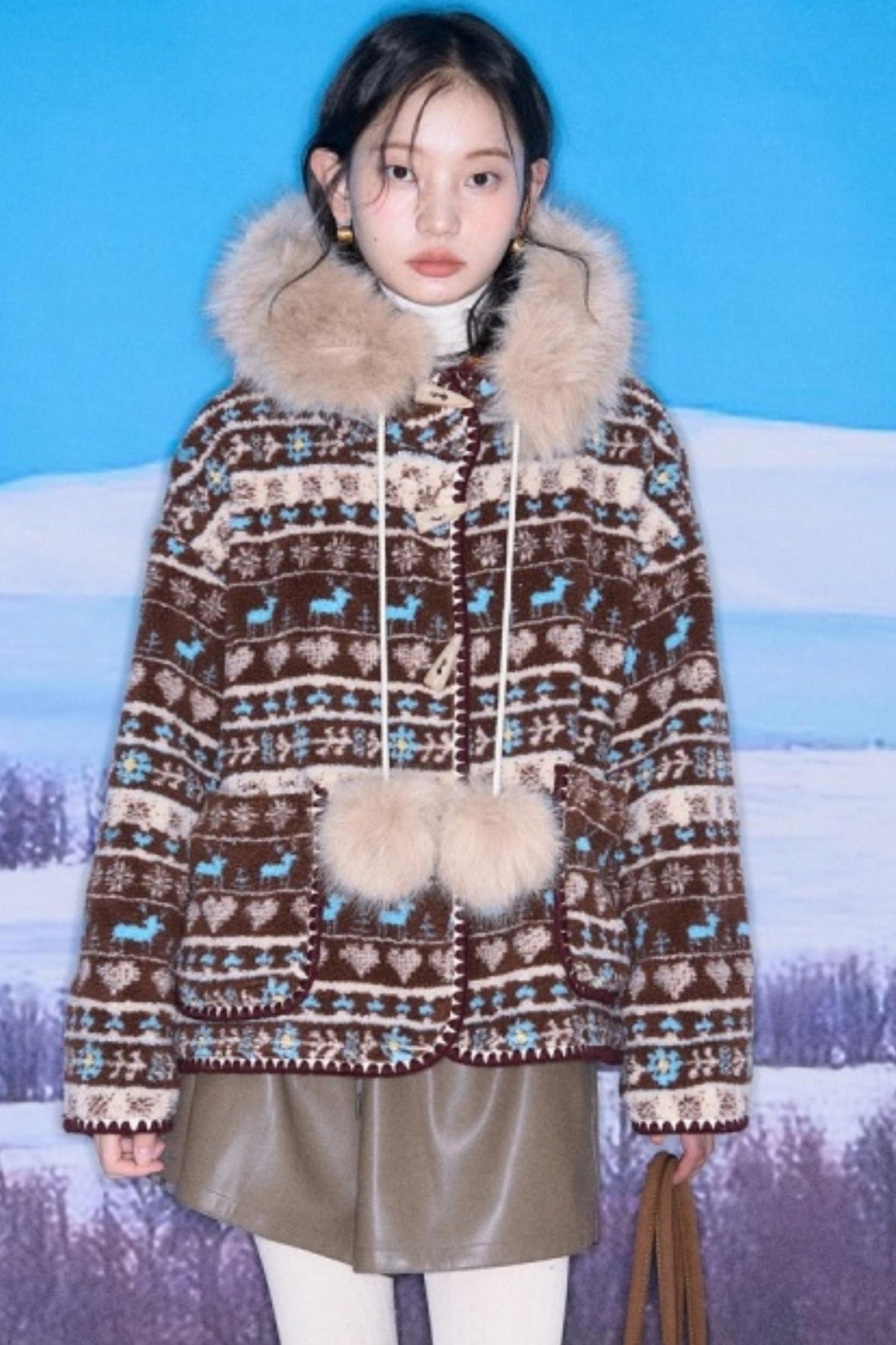 Spicy Coffee Leather Shorts