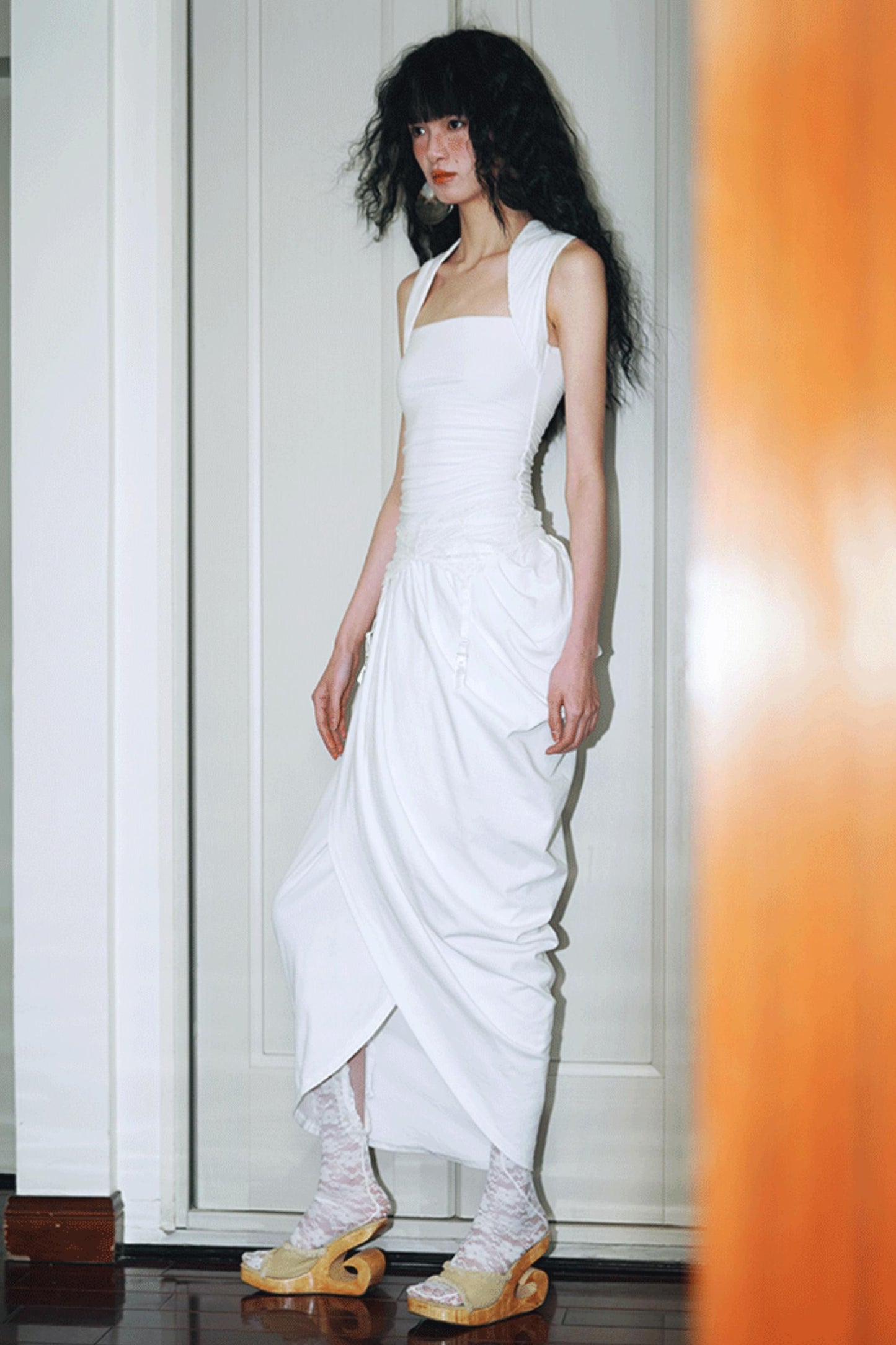 Western Style Draped Dress