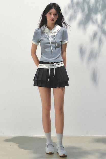 Chic Vintage Peplum Skirt