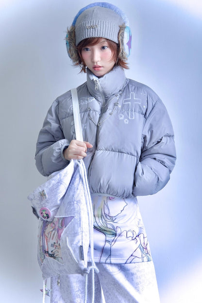 Dreamcore Double Shoulder Sweatshirt Drawstring Bag