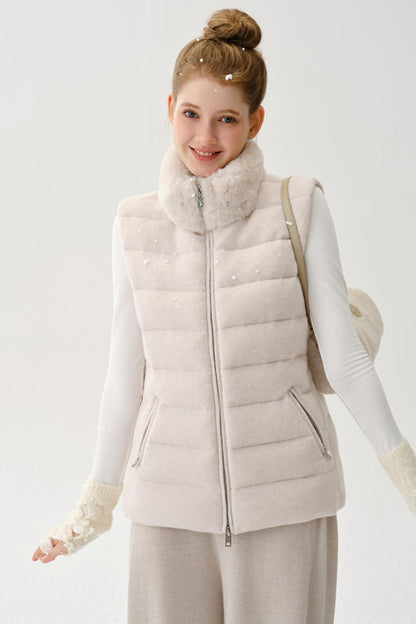 Plush Patchwork Leather Bag