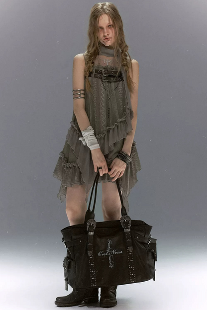 Lace Armor Embroidered Dress