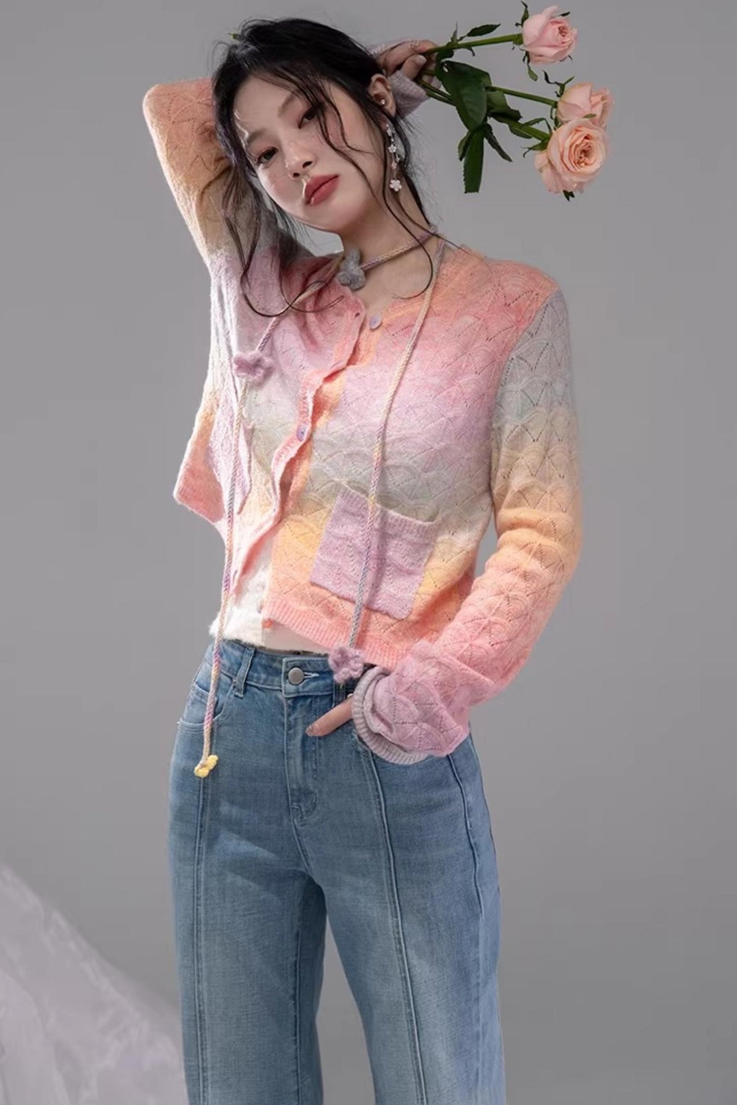 Starlight Blue Rhinestone Jeans