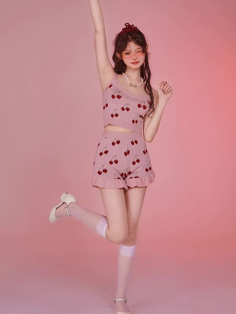 Pink Sweet Lust Knit Set