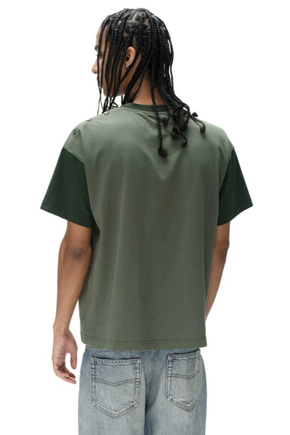 Exitmode Retro Distressed Floral Embroidery T-Shirt
