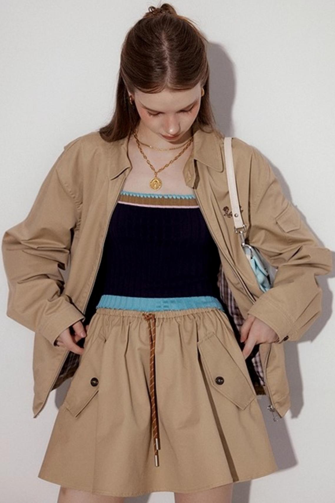 Rose Embroidery Loose Jacket