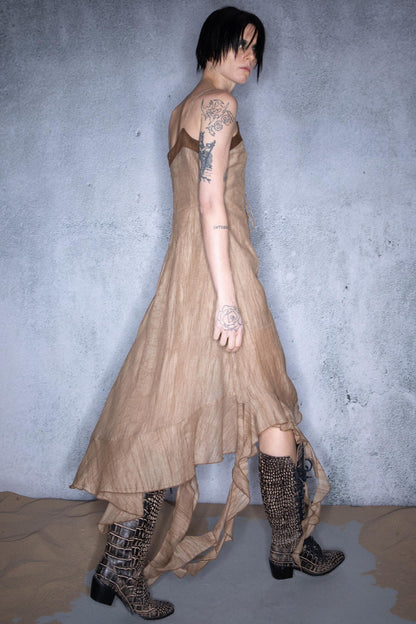 Nomad Ruffled Asymmetry Dress