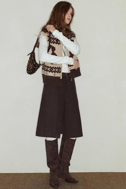 Sea Wool Tweed Pants