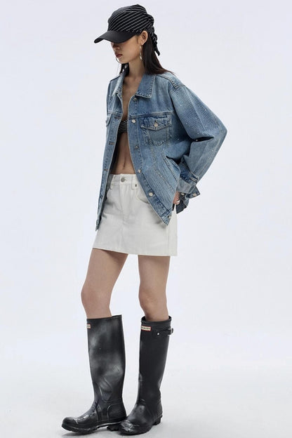Diamond Blue Denim Jacket