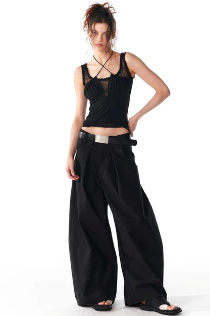 Lace-Trimmed Slim Fit Camisole