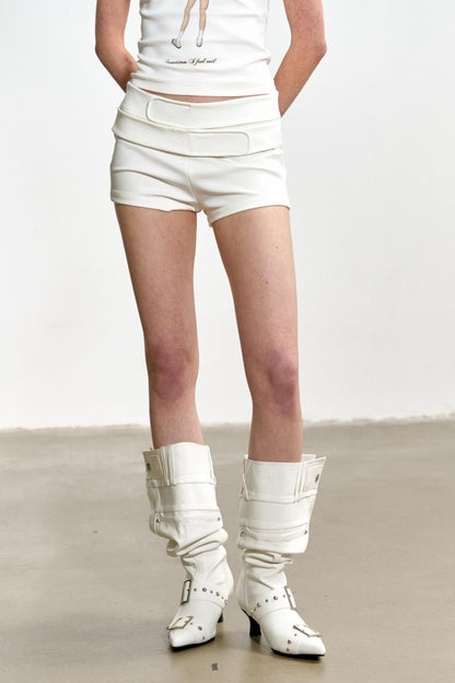 Chic Splice Hot Pants