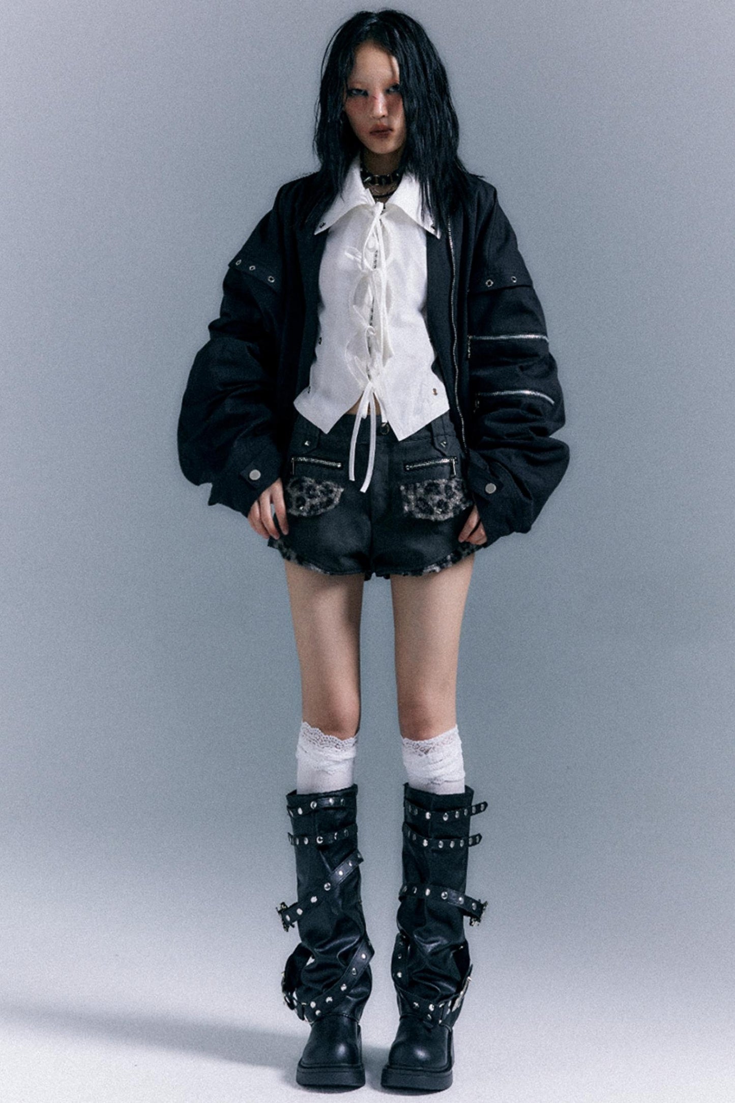 Vintage Oversized Bomber Jacket