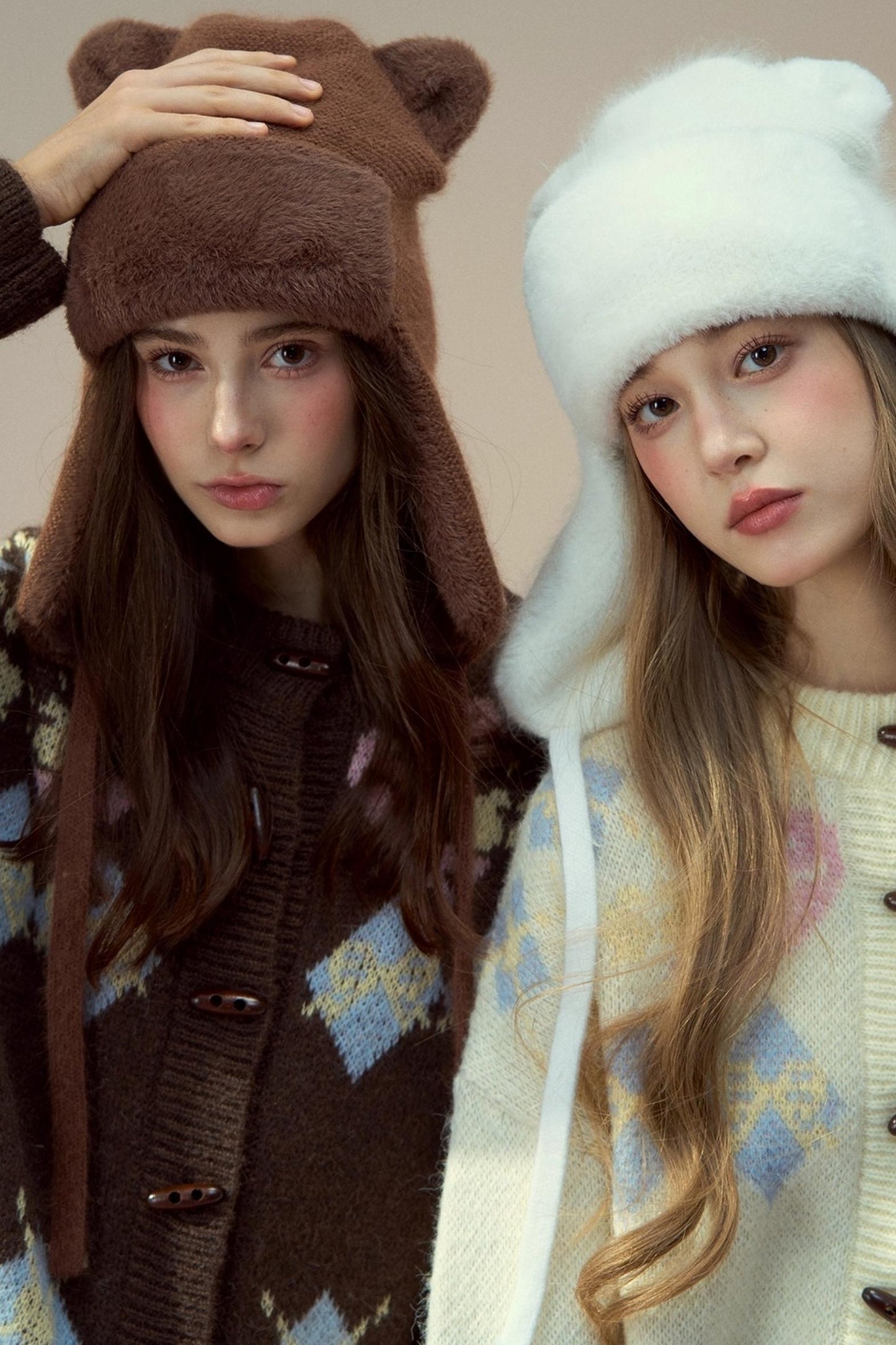 Winter Ear Protection Cute Plush Hat