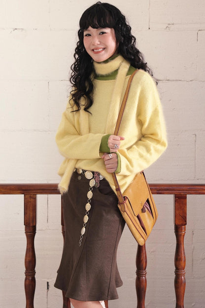 Pure Wool Dessert Roll Sweater