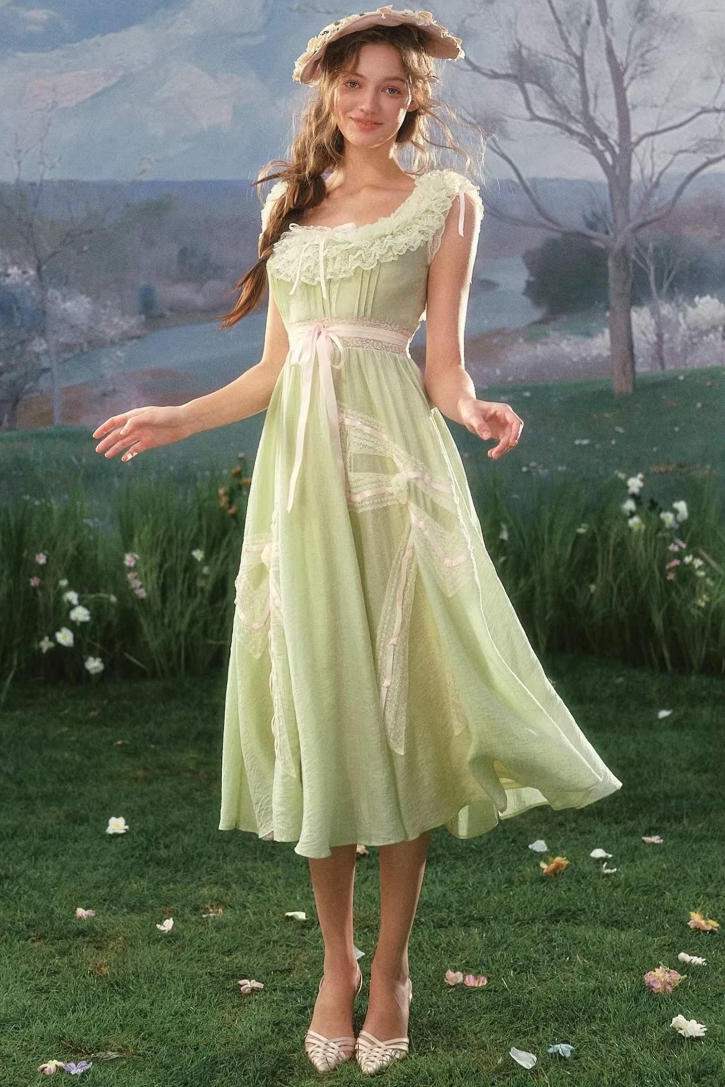 Lacemade Green Fairy Dress