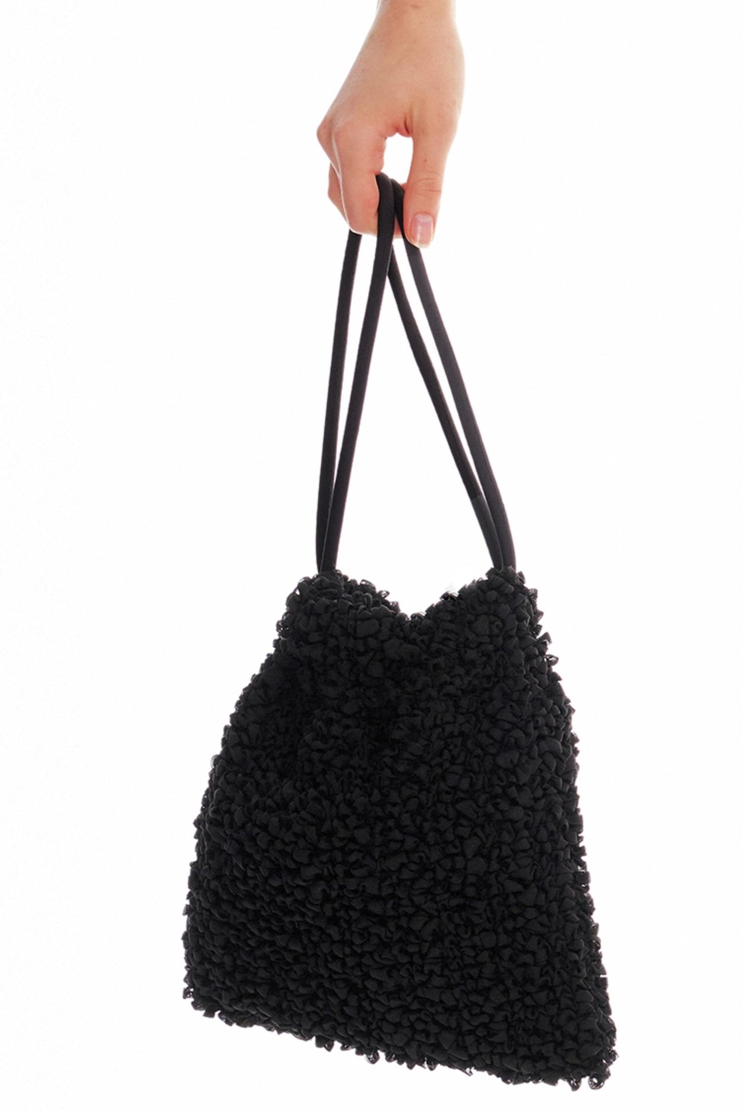 Chic Floral Pleat Bag