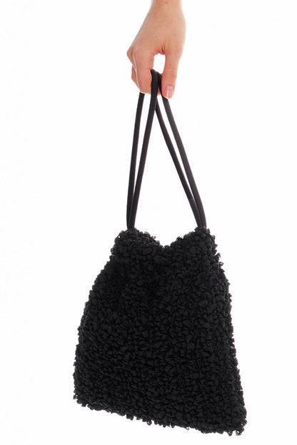 Chic Floral Pleat Bag