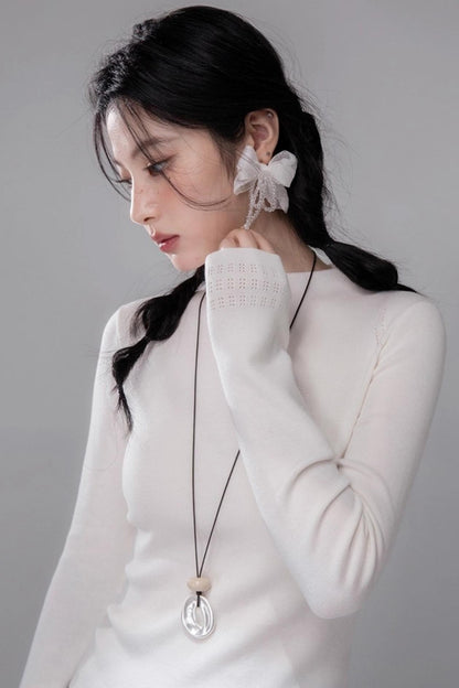 Bright Moon Wool Tempering Base Layer Top