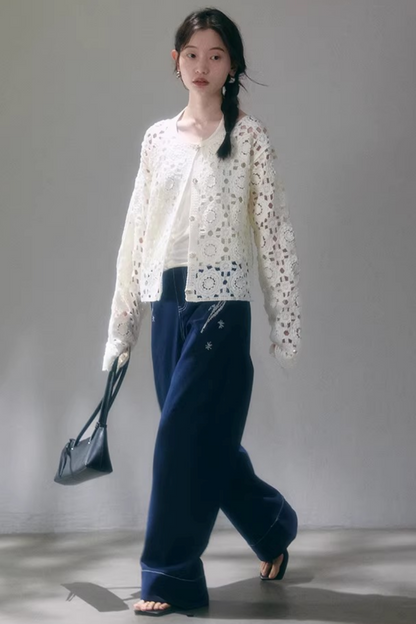 Floral Dream Häkeljacke