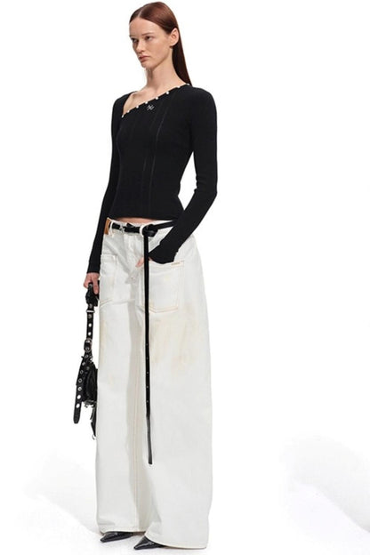 Polar Wool Ribbed Top