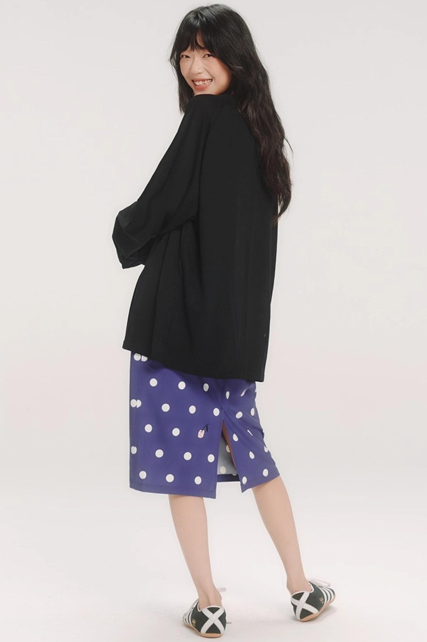 Casual Flower Art Raglan Sleeve T-Shirt