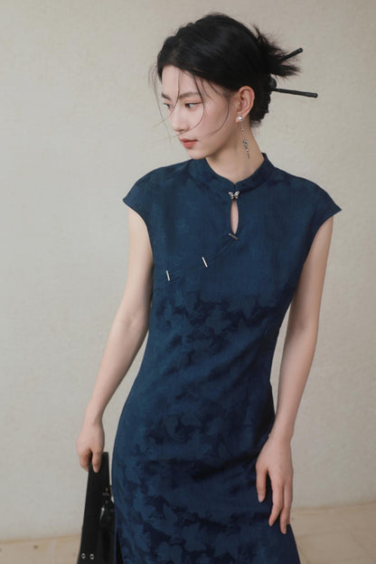 Summer Navy Denim Dress