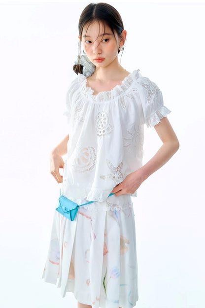 Starfish Pleated Skirt Set-Up