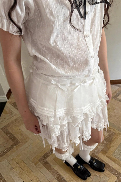 Pleated Tulle Skirt