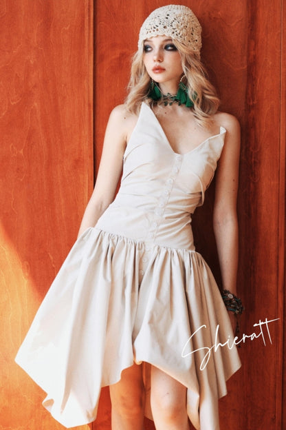 Vintage Irregular Fit & Flare Dress