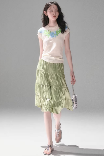 Little Horse Jacquard Cotton Top