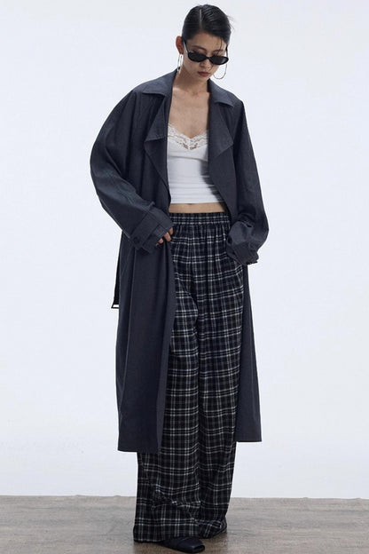 Soft Plaid Slacks