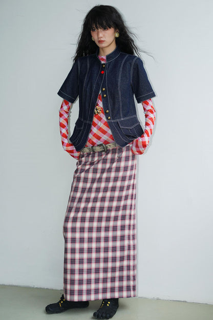 Vintage Denim Slim Jacket