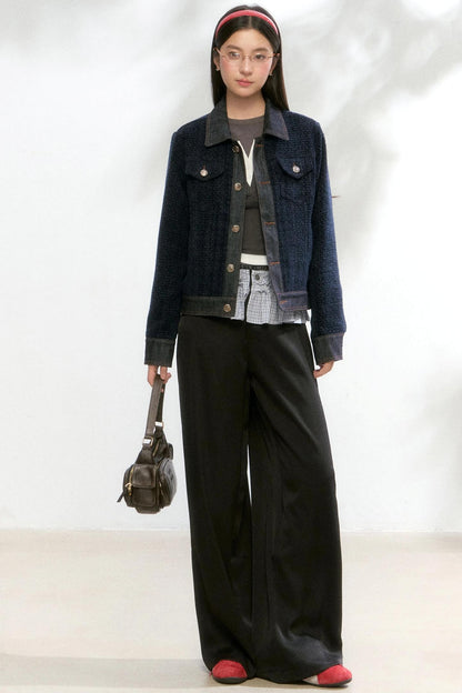 Autumn Retro Denim Jacket Set-Up