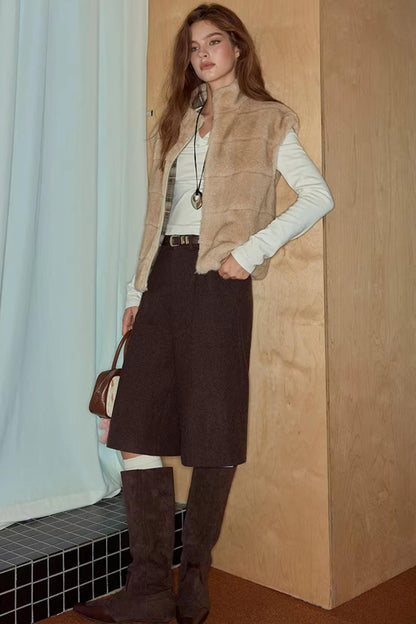Rotbraune Wollhose