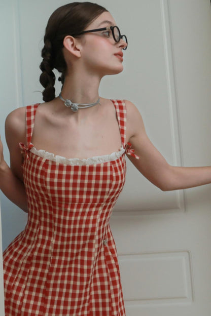 Color Clash A-Line Dress