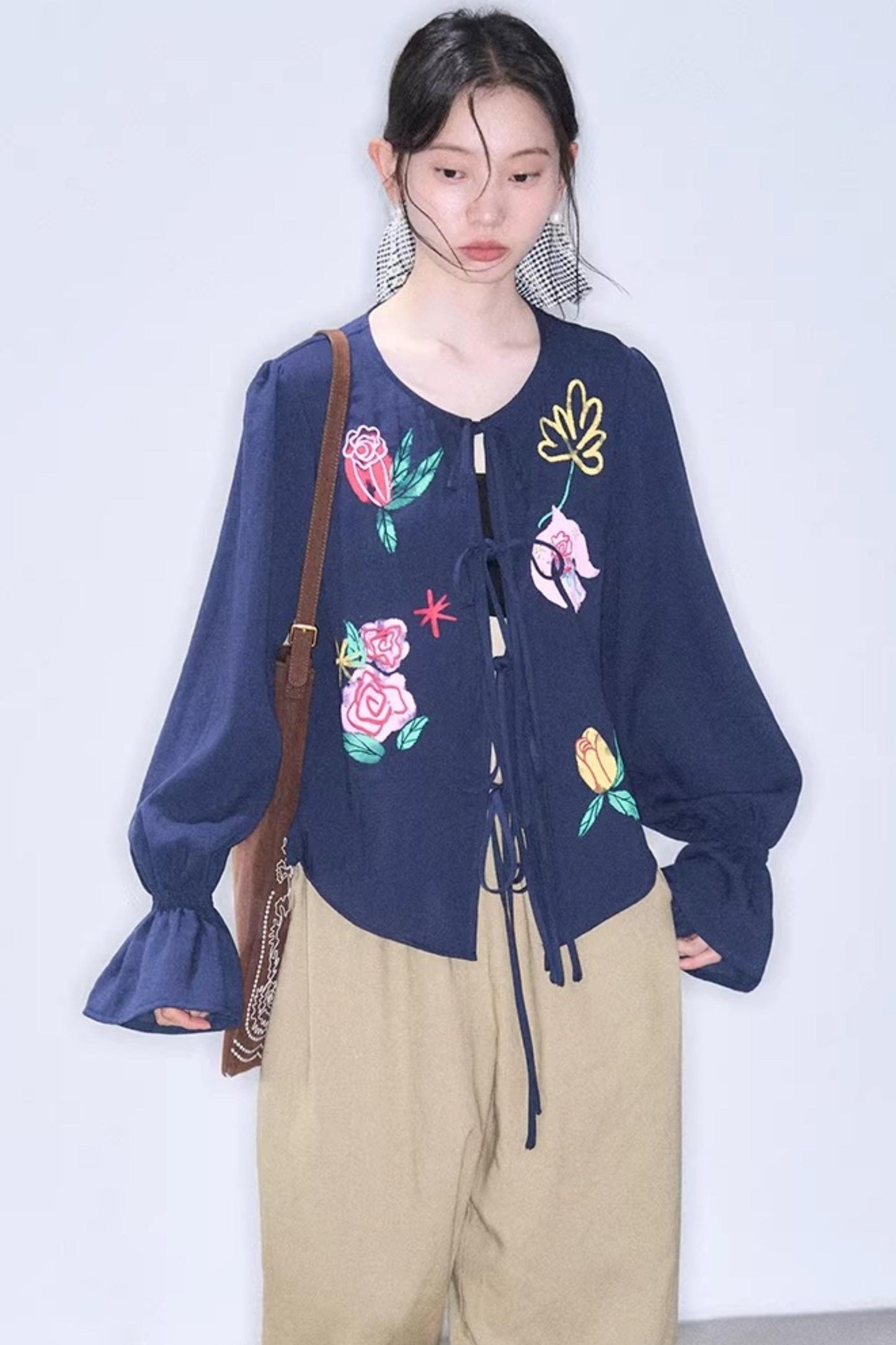 Bird and Rose Linen Blouse